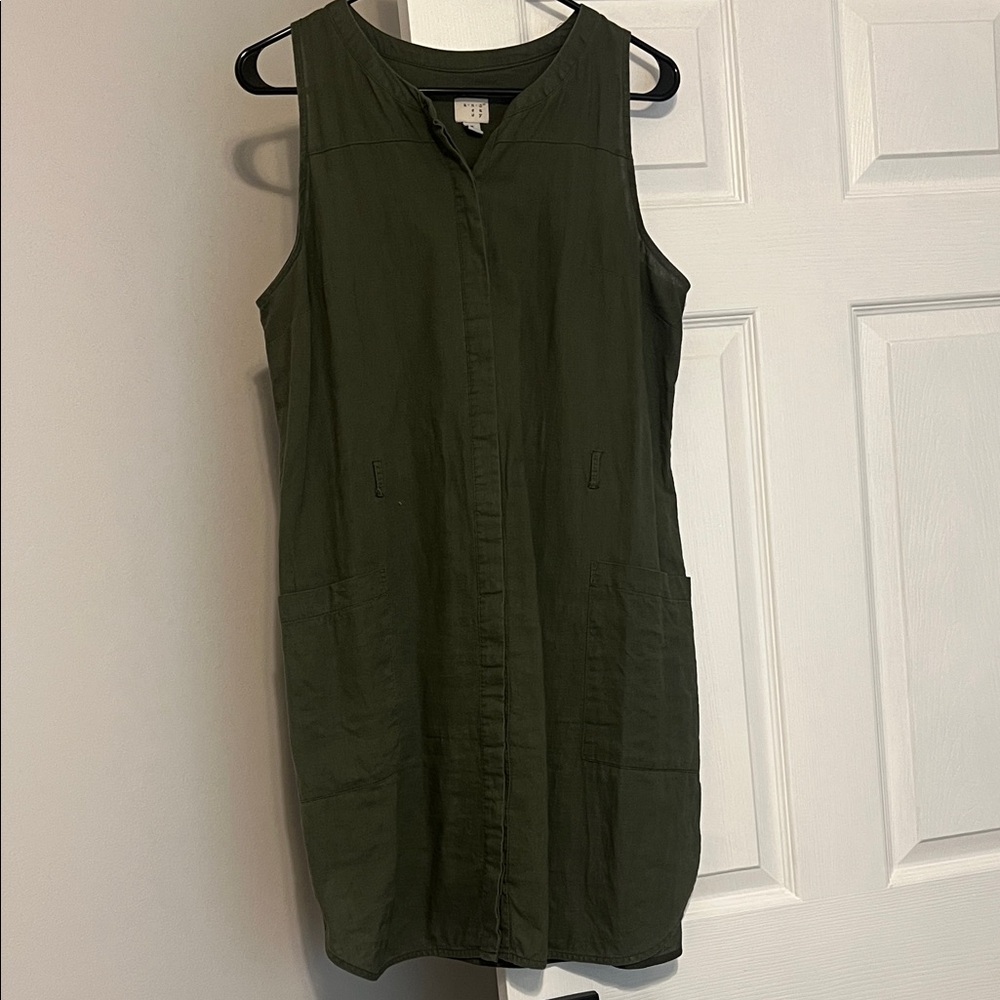 A New Day Olive Green Mini Dress